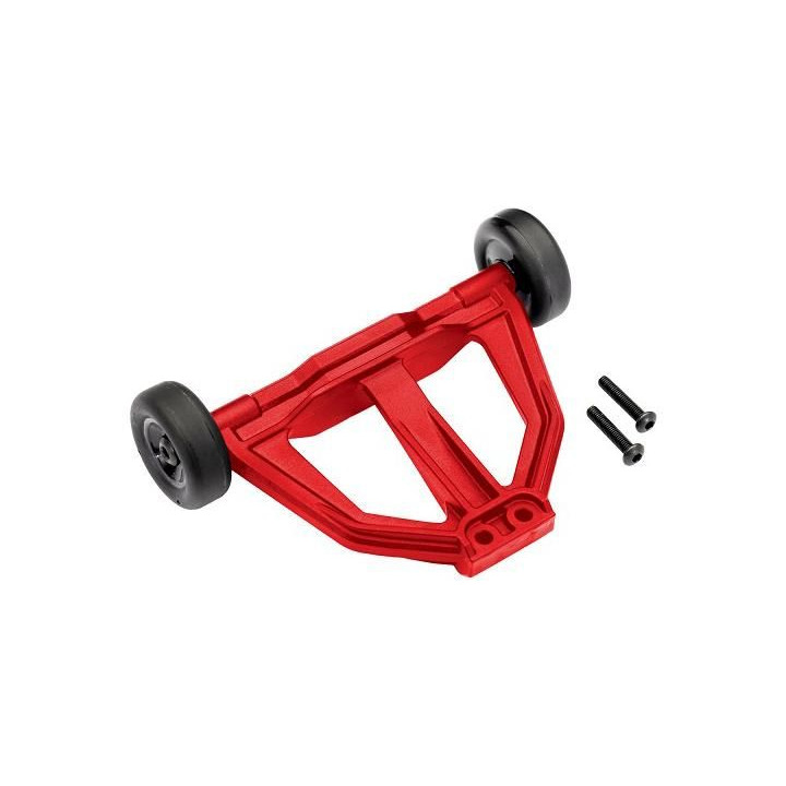 Traxxas kolečka opěrná červená (sestava)