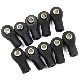 Plastový kulový čep M4, 3mm, 10 kusů