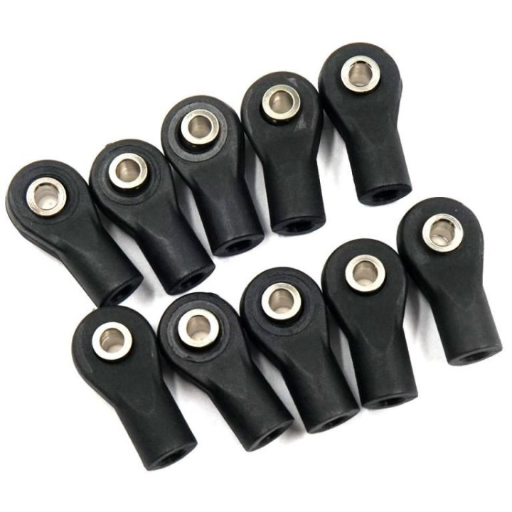 Plastový kulový čep M4, 3mm, 10 kusů