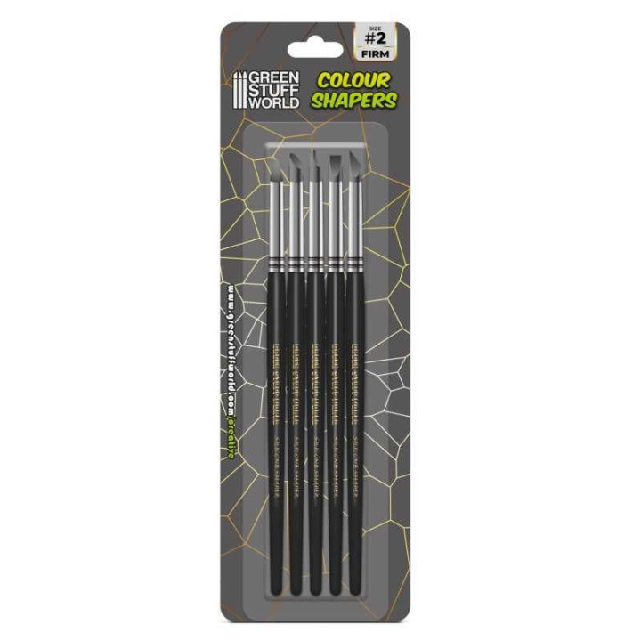 Clay Shapers - Color Shapers SIZE 2 - Black Firm / Tvorítka 2 - čierna pevná