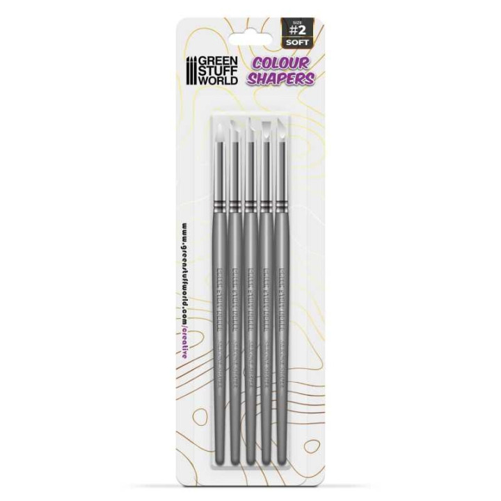 Clay Shapers - Color Shapers SIZE 2 - White Soft / Tvorítka 2 - biela mäkká