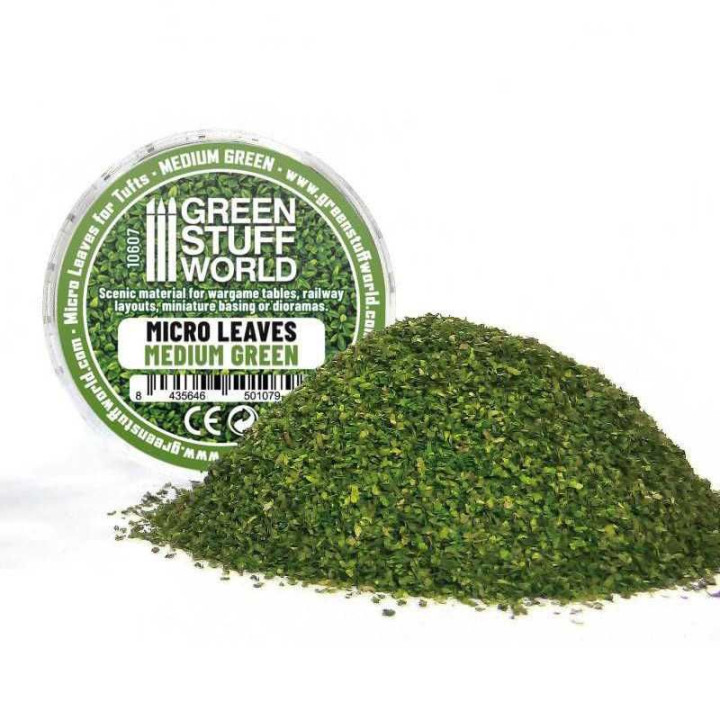 Micro Leaves - Medium green Mix / Mikro listy - stredne zelená zmes