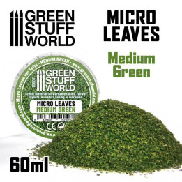 Micro Leaves - Medium green Mix / Mikro listy - stredne zelená zmes