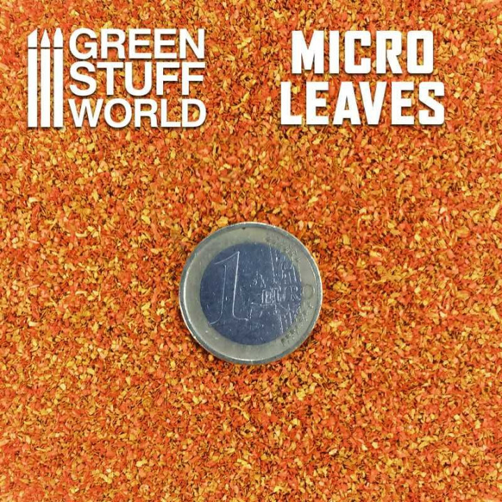 Micro Leaves - Orange mix / Mikro listy - oranžová zmes