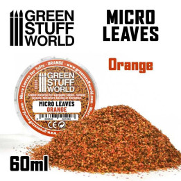 Micro Leaves - Orange mix / Mikro listy - oranžová zmes