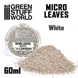 Micro Leaves - White mix / Mikro listy - Biela zmes