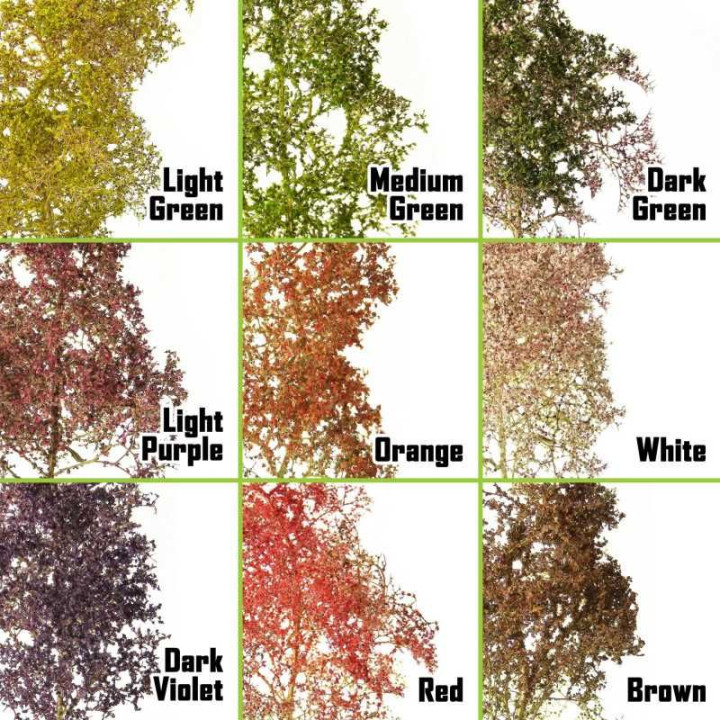 Micro Leaves - White mix / Mikro listy - Biela zmes