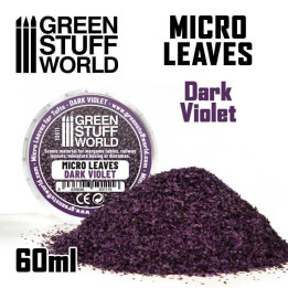 Micro Leaves - Dark Violet Mix / Mikro listy - tmavo fialová zmes