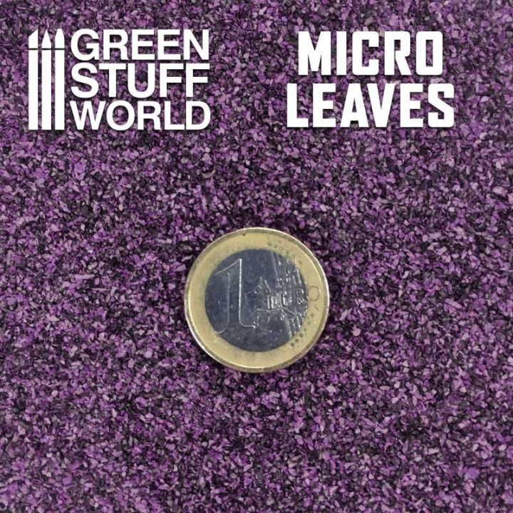 Micro Leaves - Dark Violet Mix / Mikro listy - tmavo fialová zmes