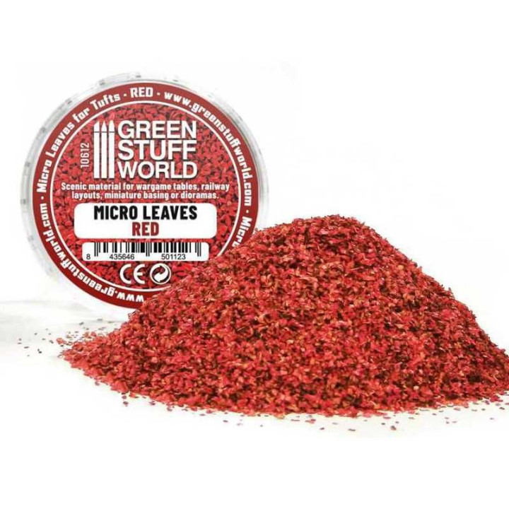 Micro Leaves - Red mix / Mikro listy - červená zmes