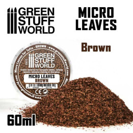 Micro Leaves - Brown mix / Mikro listy - hnedá zmes