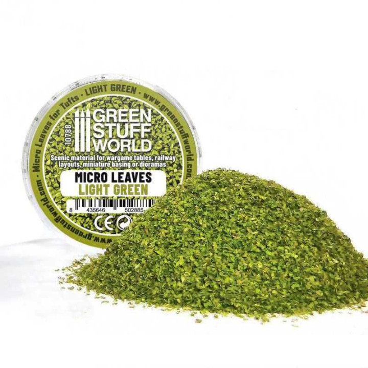 Micro Leaves - Light Green Mix / Mikro listy - svetlozelená zmes