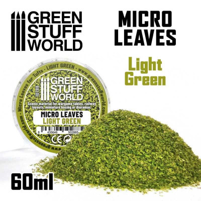 Micro Leaves - Light Green Mix / Mikro listy - svetlozelená zmes