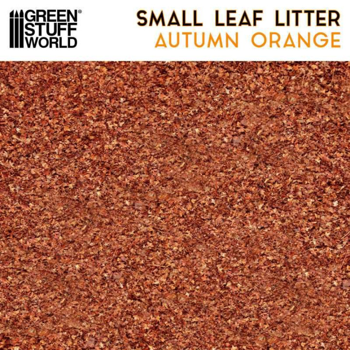 Small Leaf Litter - Autumn Orange / Malá listová podstielka - jesenná oranžová