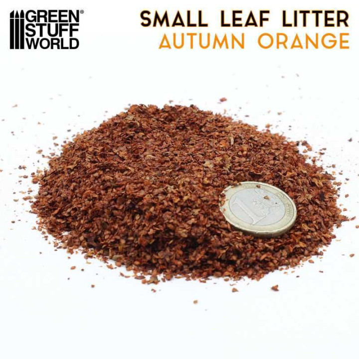 Small Leaf Litter - Autumn Orange / Malá listová podstielka - jesenná oranžová