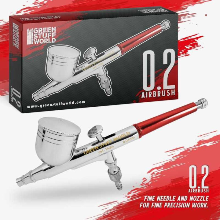 Dual Action Airbrush 0.2 / Airbrush pištoľ 0,2