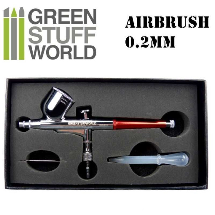 Dual Action Airbrush 0.2 / Airbrush pištoľ 0,2