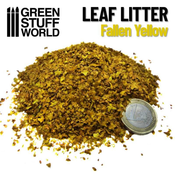 Leaf Litter - Large Fallen Yellow / Listová podstielka - veľká opadaná žltá 2-5 mm