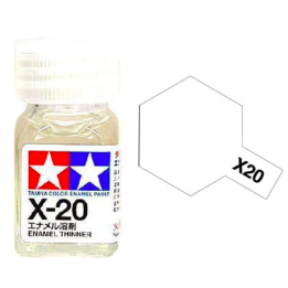 Tamiya 80020 Enamel X-20 Thinner 10ml / Riedidlo na syntetické farby