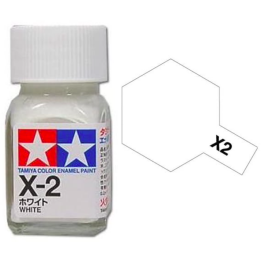 Tamiya 80002 Enamel X-2 White Gloss 10ml