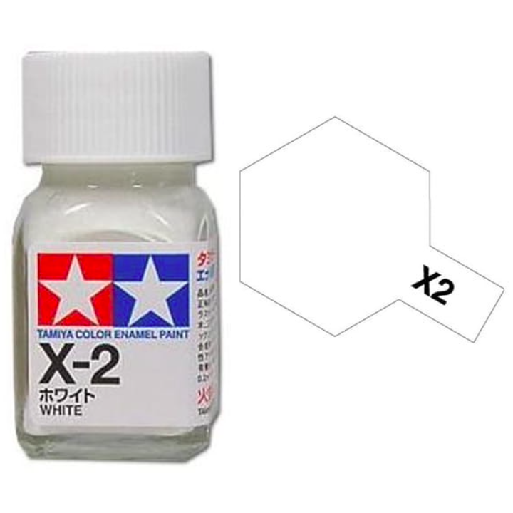 Tamiya 80002 Enamel X-2 White Gloss 10ml