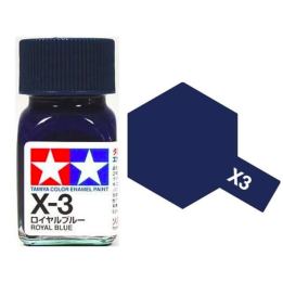 Tamiya 80003 Enamel X-3 Royal Blue Gloss 10ml