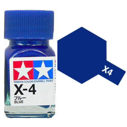 Tamiya 80004 Enamel X-4 Blue Gloss 10ml