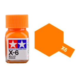 Tamiya 80006 Enamel X-6 Orange Gloss 10ml