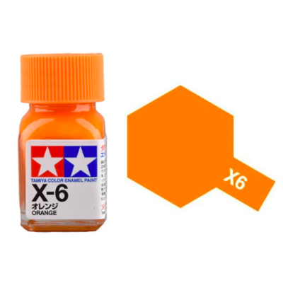 Tamiya 80006 Enamel X-6 Orange Gloss 10ml