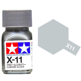 Tamiya 80011 Enamel X-11 Chrome Silver Gloss 10ml