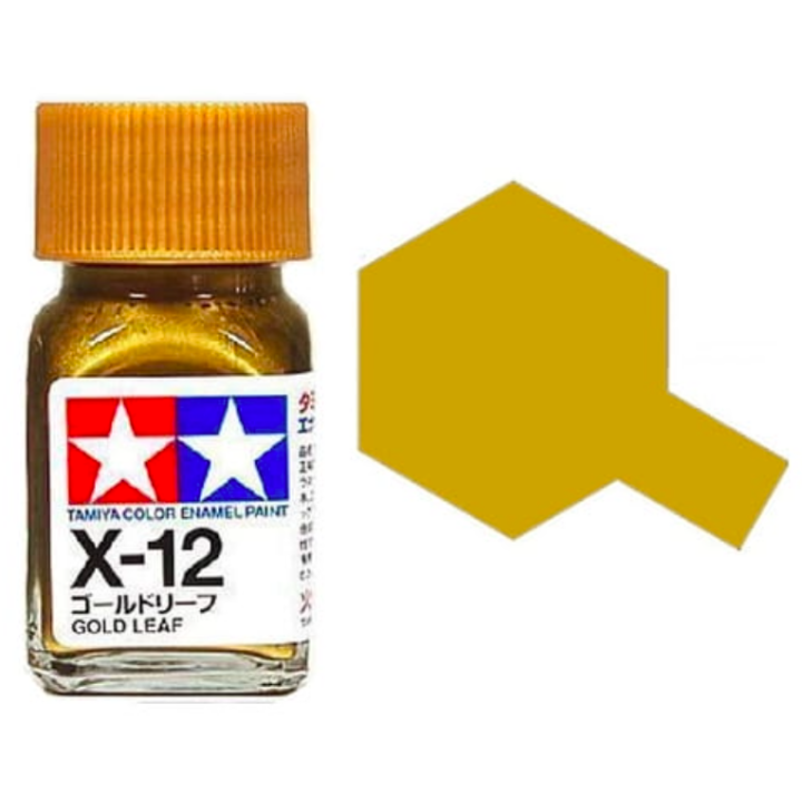 Tamiya 80012 Enamel X-12 Gold Leaf Gloss 10ml