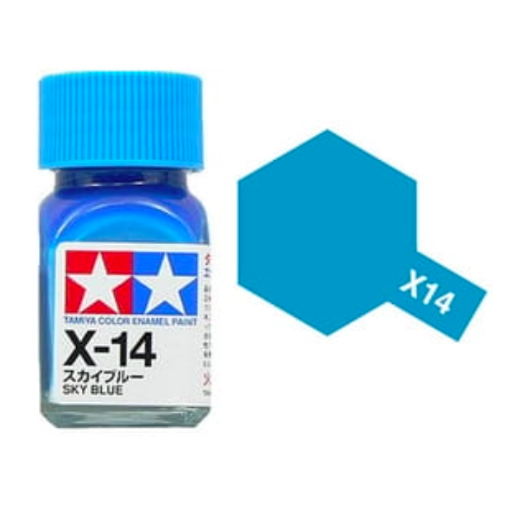 Tamiya 80014 Enamel X-14 Sky Blue Gloss 10ml