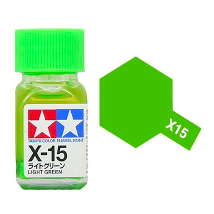 Tamiya 80015 Enamel X-15 Light Green Gloss 10ml