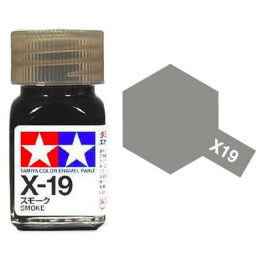 Tamiya 80019 Enamel X-19 Smoke Gloss 10ml