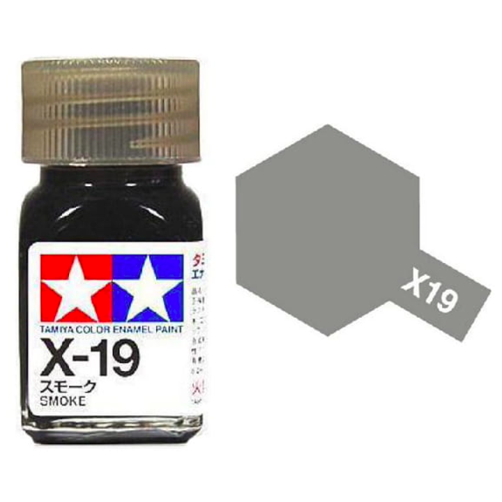 Tamiya 80019 Enamel X-19 Smoke Gloss 10ml