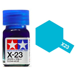 Tamiya 80023 Enamel X-23 Clear Blue Gloss 10ml