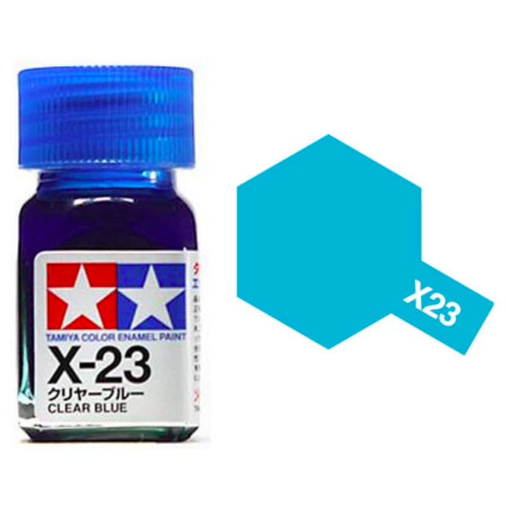 Tamiya 80023 Enamel X-23 Clear Blue Gloss 10ml