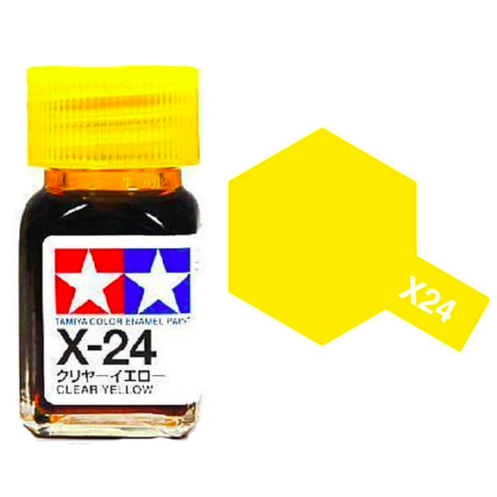 Tamiya 80024 Enamel X-24 Clear Yellow Gloss 10ml