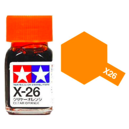 Tamiya 80026 Enamel X-26 Clear Orange Gloss 10ml