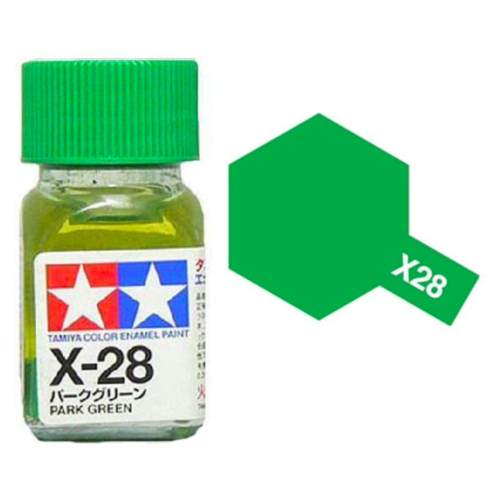 Tamiya 80028 Enamel X-28 Park Green Gloss 10ml