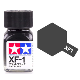 Tamiya 80301 Enamel XF-1 Flat Black Matt 10ml