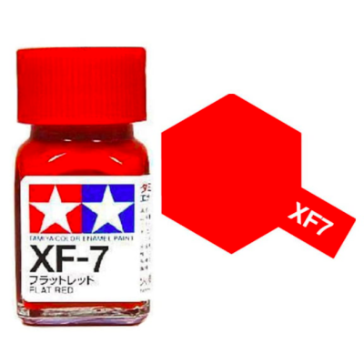 Tamiya 80307 Enamel XF-7 Flat Red Matt 10ml