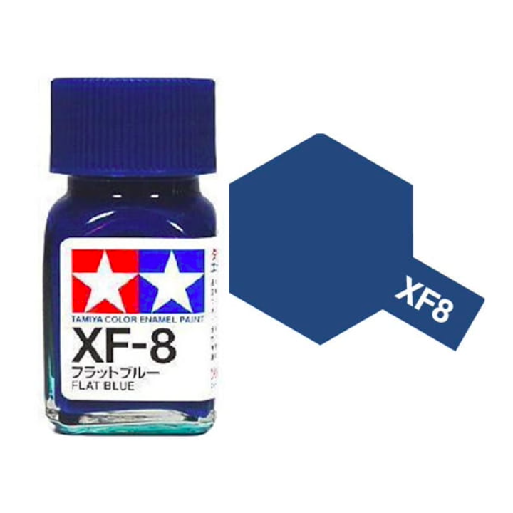 Tamiya 80308 Enamel XF-8 Flat Blue Matt 10ml