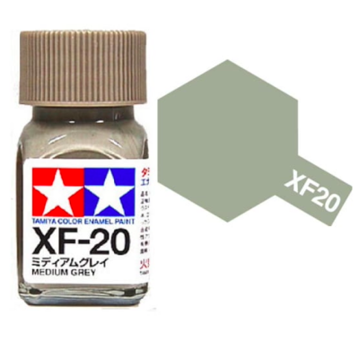 Tamiya 80320 Enamel XF-20 Medium Grey Matt 10ml