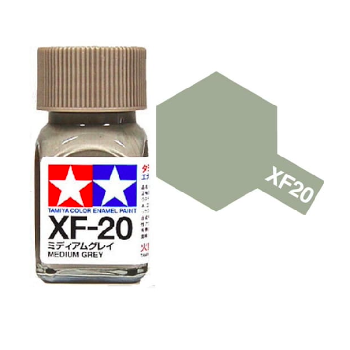 Tamiya 80320 Enamel XF-20 Medium Grey Matt 10ml