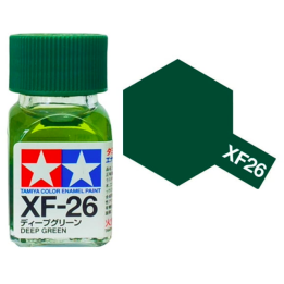Tamiya 80326 Enamel XF-26 Deep Green Matt 10ml