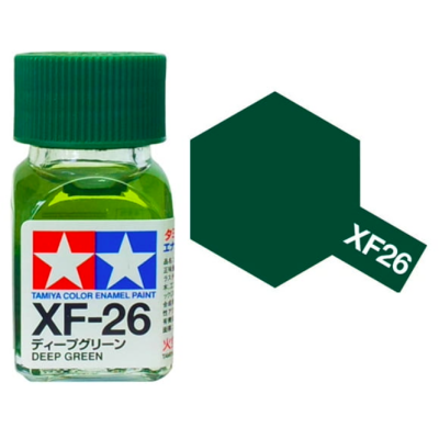 Tamiya 80326 Enamel XF-26 Deep Green Matt 10ml