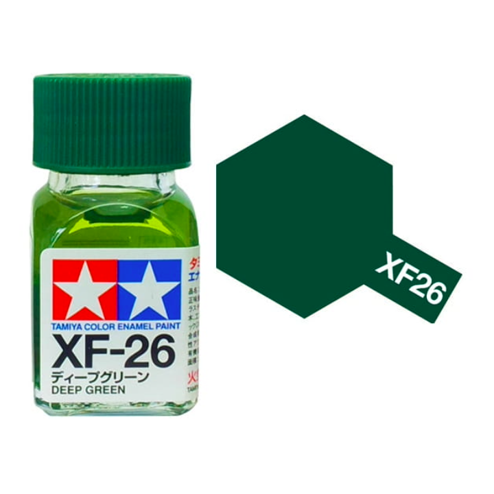 Tamiya 80326 Enamel XF-26 Deep Green Matt 10ml