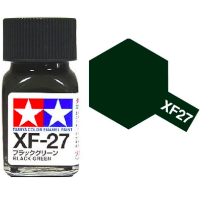 Tamiya 80327 Enamel XF-27 Black Green Matt 10ml