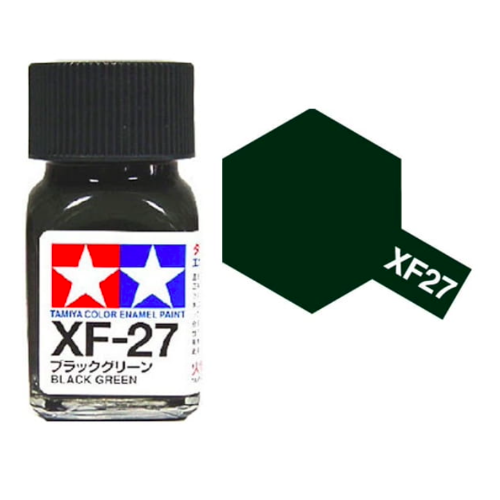 Tamiya 80327 Enamel XF-27 Black Green Matt 10ml